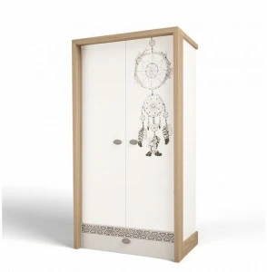 Шкаф ABC-KING 2х дверный 2MIX Ловец снов
