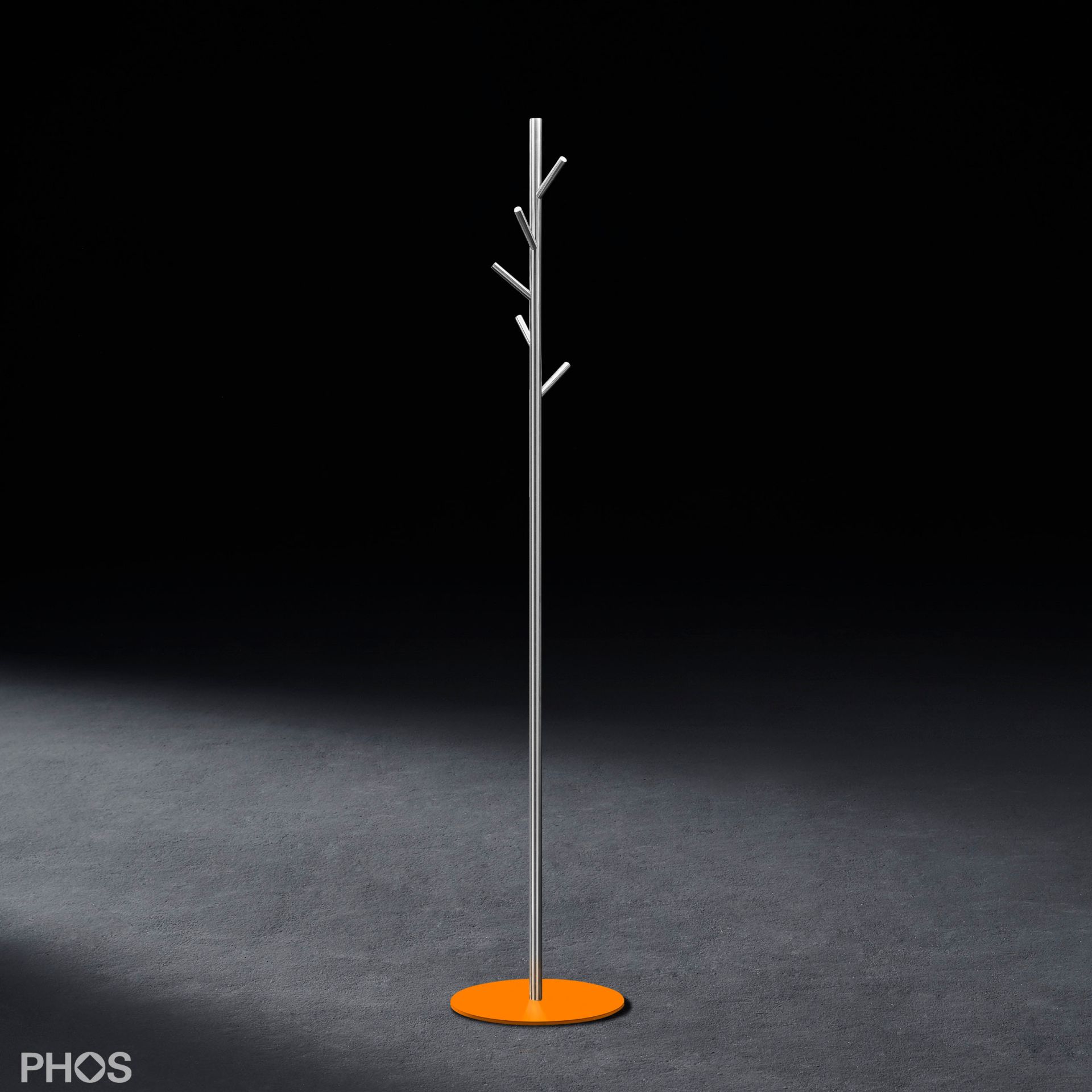 GSTR-BPO Вешалка для одежды ramus, основание: оранжевое. PHOS 