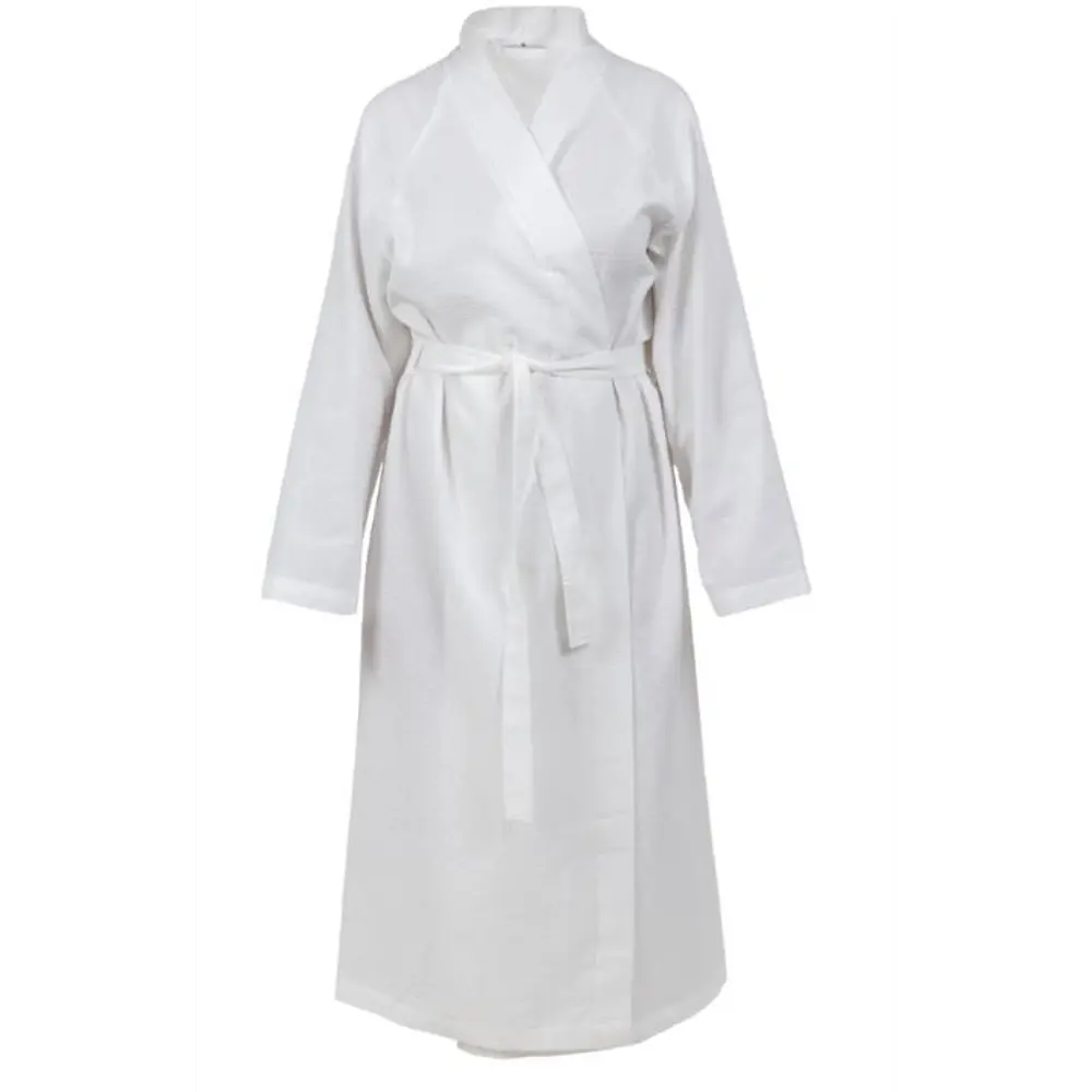 Халат Дом снов Enna универсальный вафельный без капюшона белый размер L-XL STLM-2142993