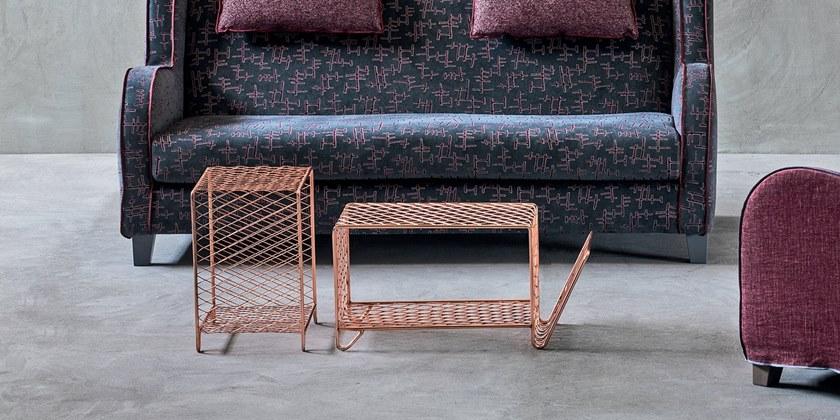 Gervasoni Журнальный столик из стали с журнальной стойкой Cross sun-id-1395215 - Вид №2