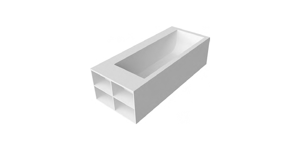 Ванна отдельно стоящая BIBLIO43-4 Antonio Lupi BIBLIO L=200 см Antoniolupi BIBLIO434 - Вид №1