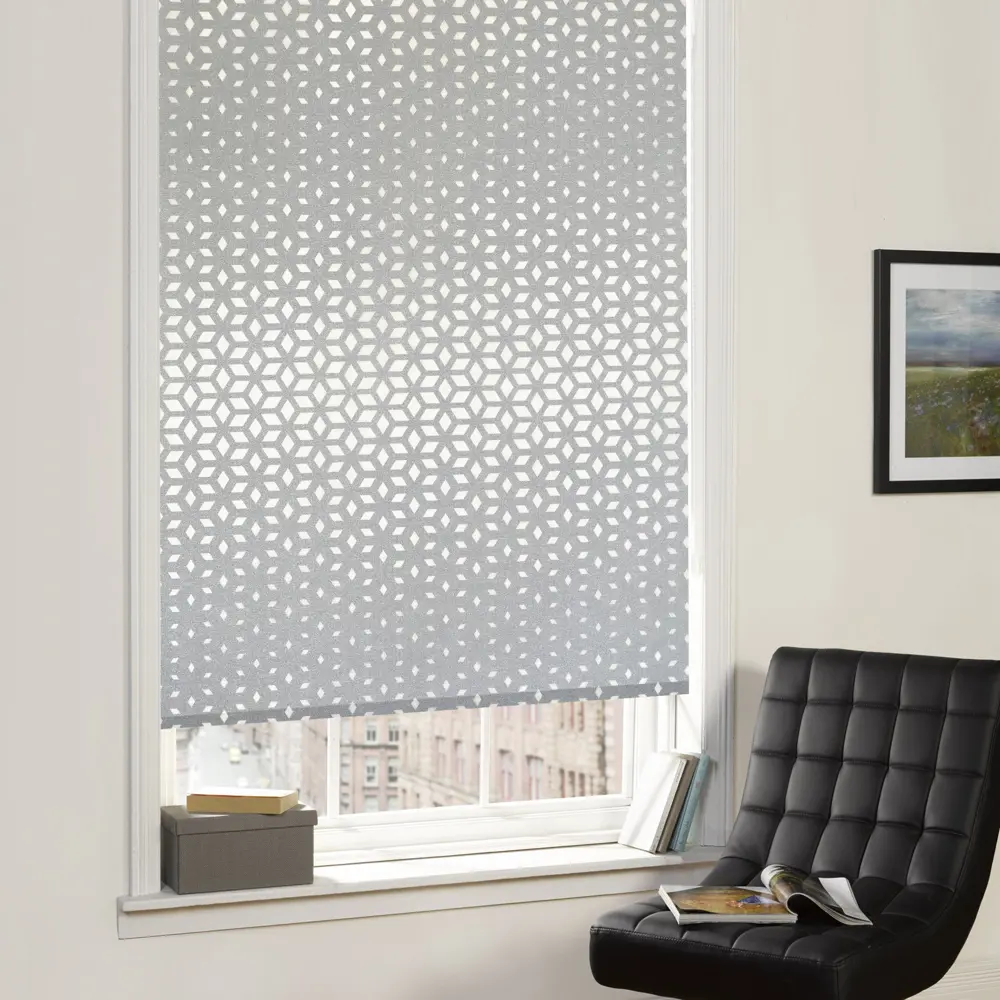 Штора рулонная Мозаика 60x160 см серая MIAMOZA STLM-2191302 - Вид №2