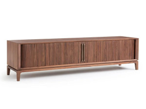 Деревянный шкаф для телевизора с раздвижными дверями