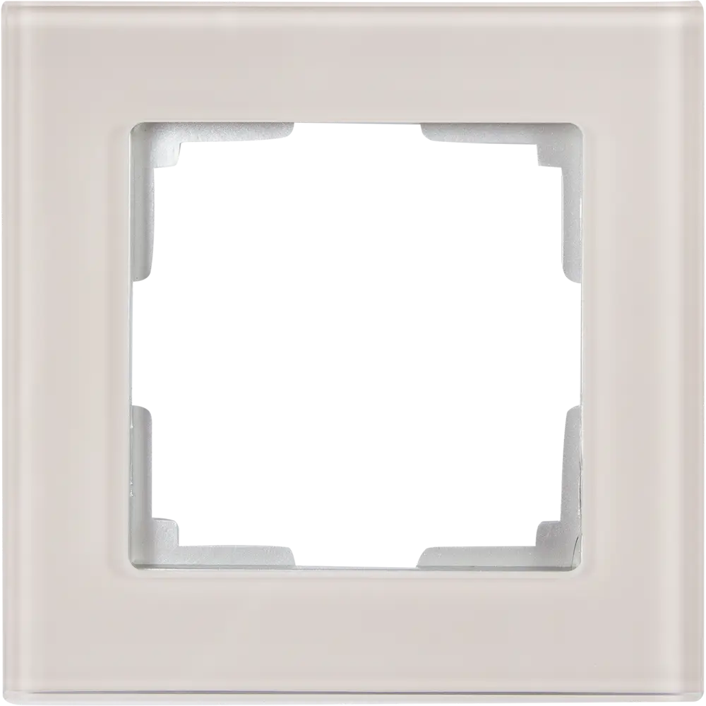 Рамка для розеток и выключателей Werkel Favorit 1 пост стекло цвет дымчатый STLM-2073704