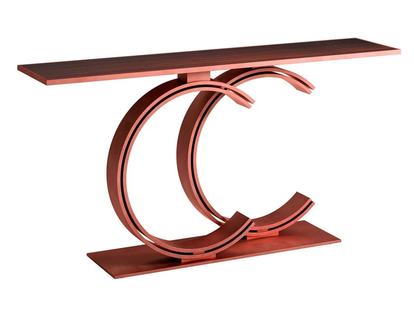 Прямоугольная консоль из эвкалипта CPRN HOMOOD Шестое чувство ARCH-00112016