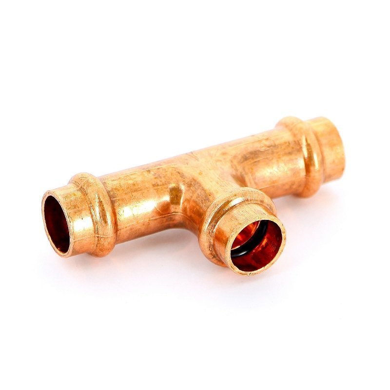 Тройник пресс 15  медный IBP P513001515015 - Вид №1