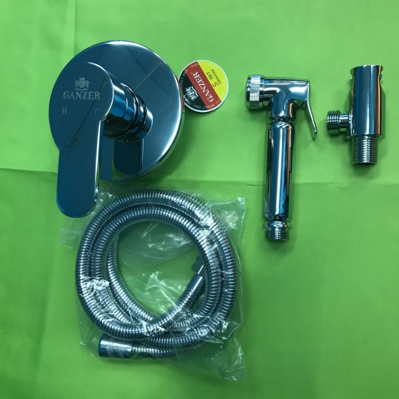 Смеситель с гигиеническим душем Ganzer Haiger GZ5202 Хром Ganzer Германия 14051 - Вид №2