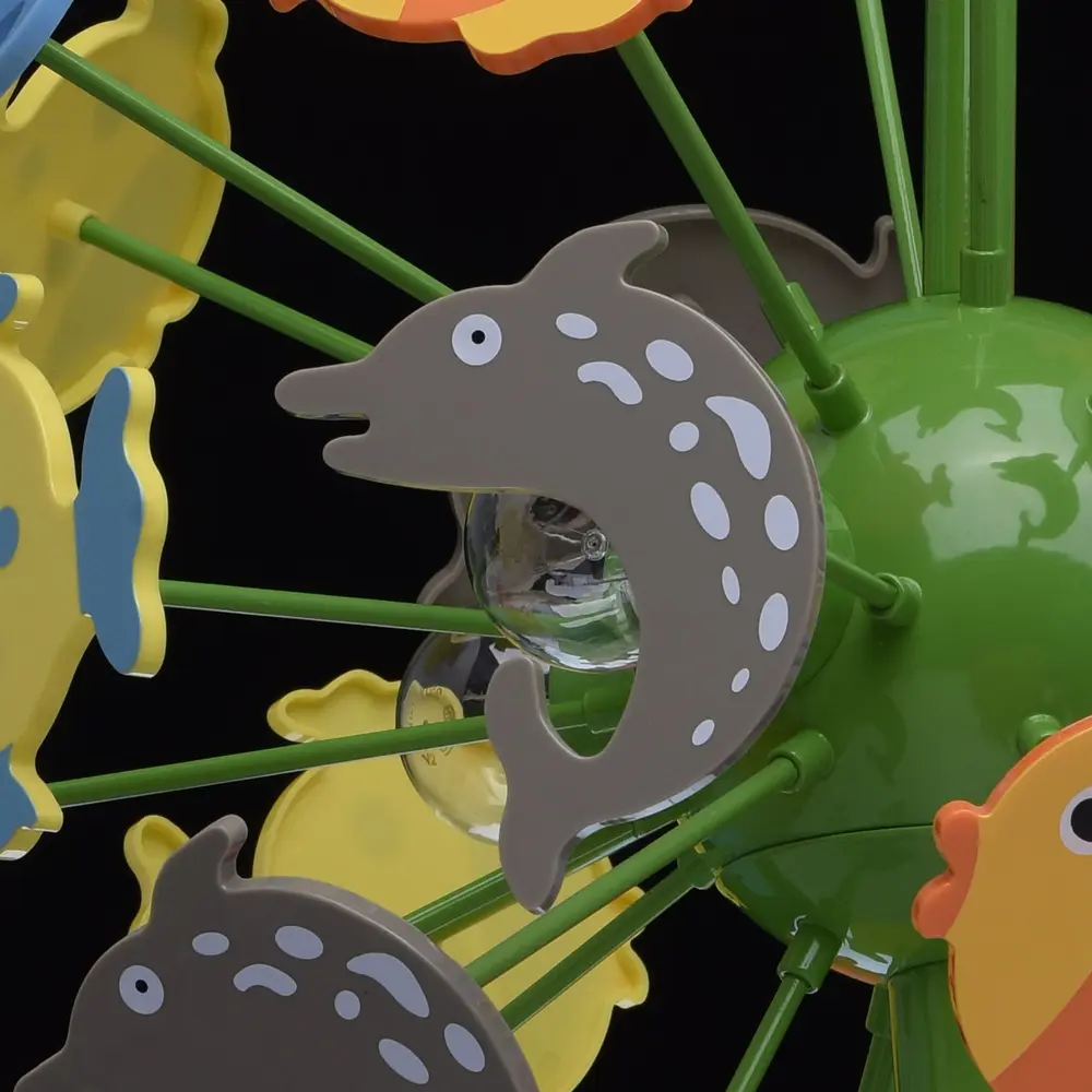 Люстра Улыбка 5xE14x40 Вт, металл/пластик, цвет мультиколор MW-Light STLM-2083674 - Вид №7