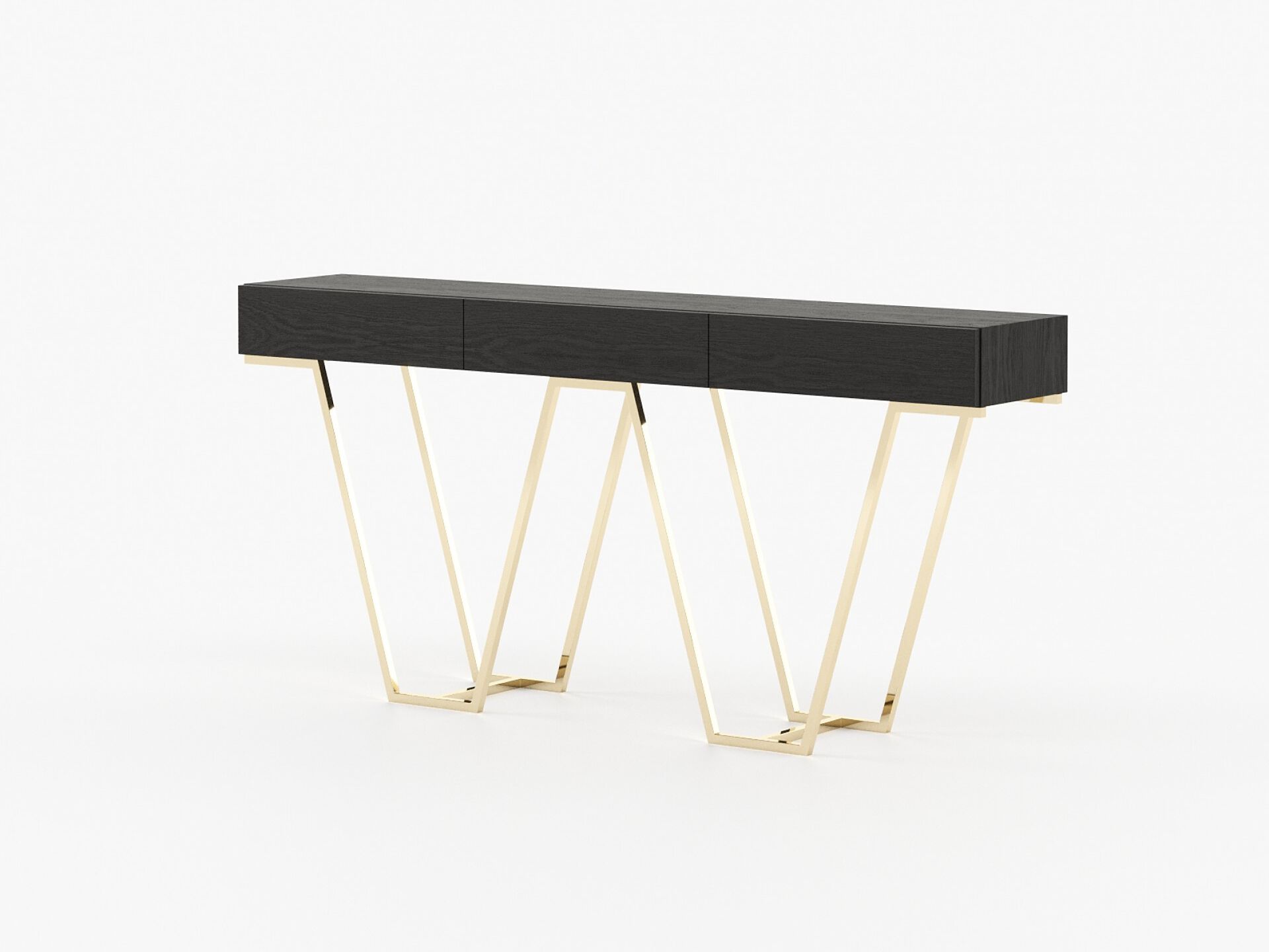 Деревянная прямоугольная консоль с ящиками Laskasas ZURIQUE ARCH-00044629 - Вид №7