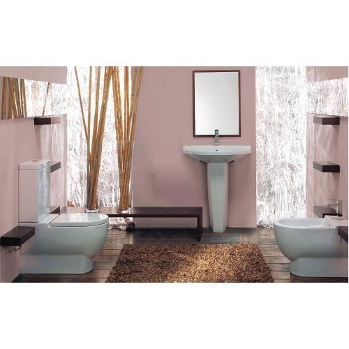 41943 Подвесная раковина настенная овальная   белая Santreyd  - Вид №3