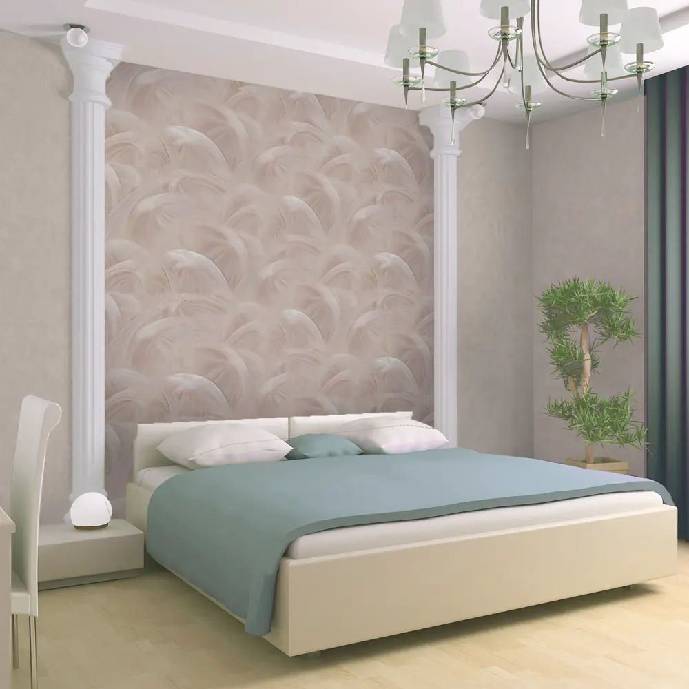 Обои флизелиновые Malex Design «Космо 2» бежевые 1.06 м 4120-2 МОСКОВСКАЯ ОБОЙНАЯ ФАБРИКА КосмоКомета STLM-2212668 - Вид №3