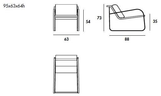 Sovet italia Мягкое кресло с подлокотниками Bugatti sun-id-1500006 - Вид №7