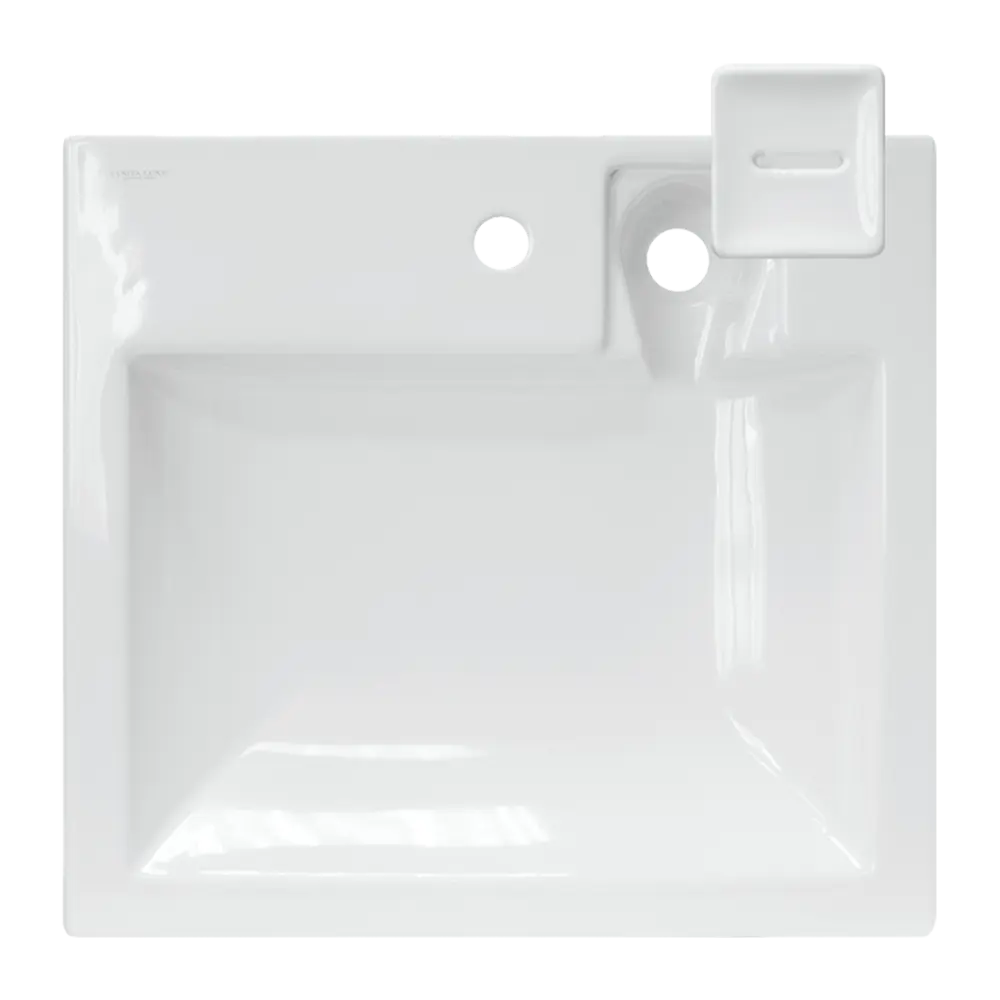 SANITA LUXE Space 55 — прямоугольная фарфоровая раковина для ванной 89127798 Spase STLM-1350283 - Вид №2