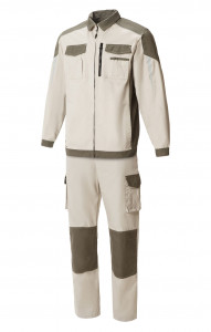 4973747 Костюм  NEW цвет серый песок с серым хаки STATUS  Летняя спецодежда  размер 64-66/182-188