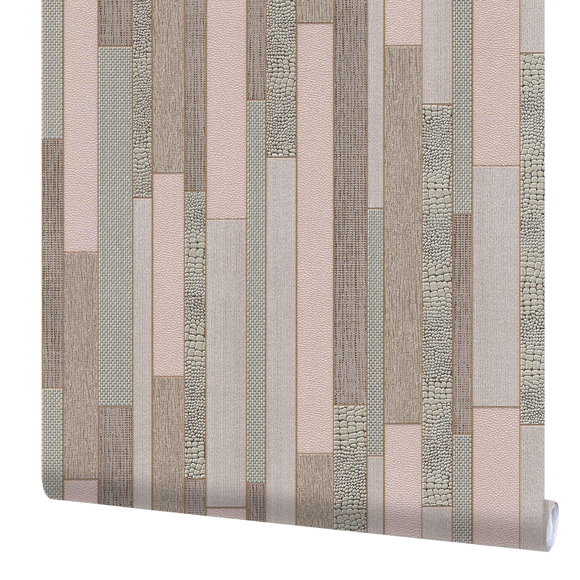 82399690 Обои виниловые коричневые 0.53 м 0208-2 Плитка Santreyd 