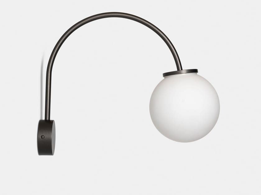 Настенный светильник из матового стекла с фиксированной рукояткой Pirovano Луна ARCH-00090548