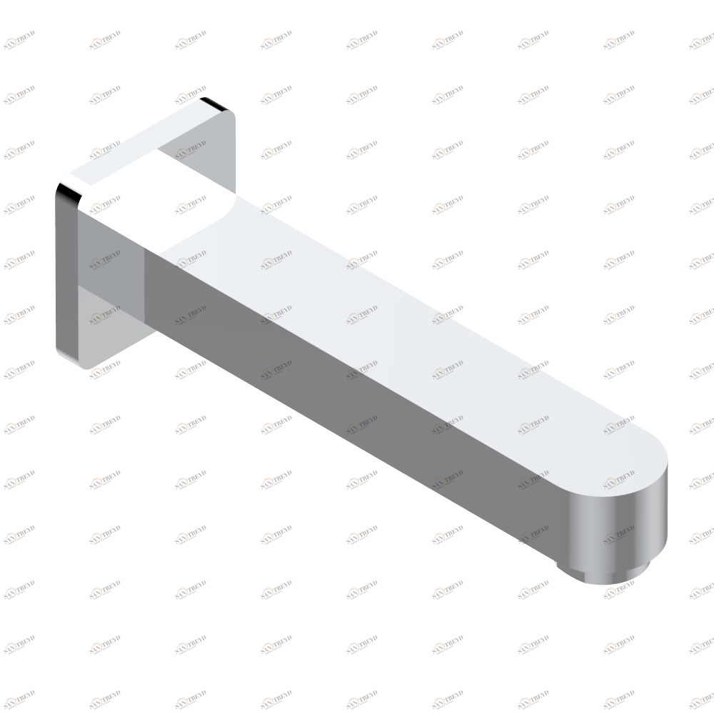 A6H-22G Излив для ванны встраиваемый в стену - ГОЛИАФ Thg-paris Profil с рукоятками с инкрустацией Lalique Хромированный A6H 22G  A02 CAT.A