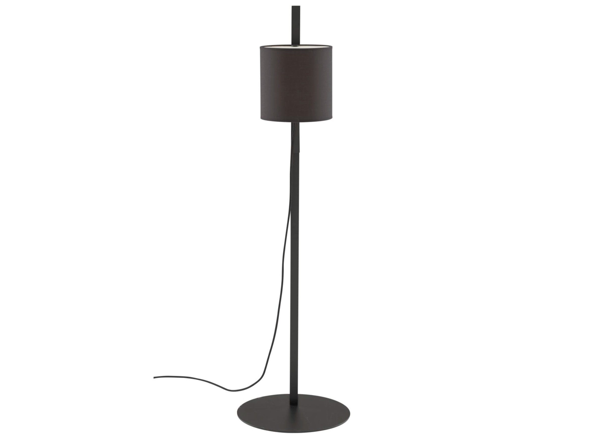 Торшер со стальным основанием и хлопковым абажуром Ligne Roset Magnet Lamp ARCH-00050195