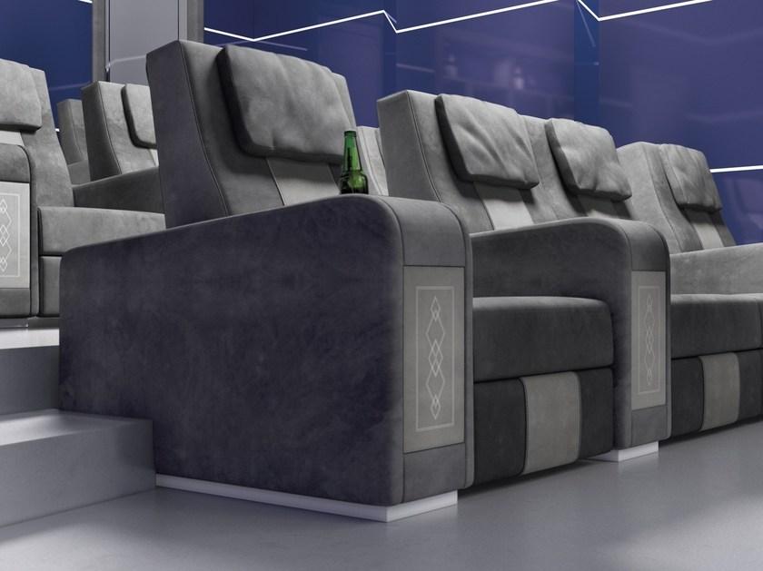 Vismara Design Полтрона на домашний кинотеатр в набуке Luxury entertainment sun-id-1357770 - Вид №1