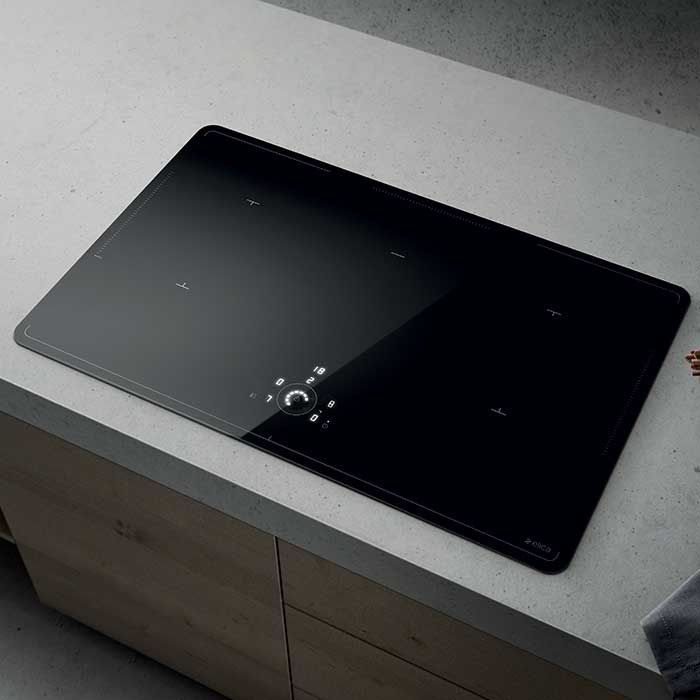 LIEN DIAMOND 805 BL-PRF0102888 Индукционные варочные панели / индукционная, .stream.стеклокерамика, индукционная, 80см, сенсорное слайдерное управление , wireless connectivity , bridge zones, pot detector , черный Elica 