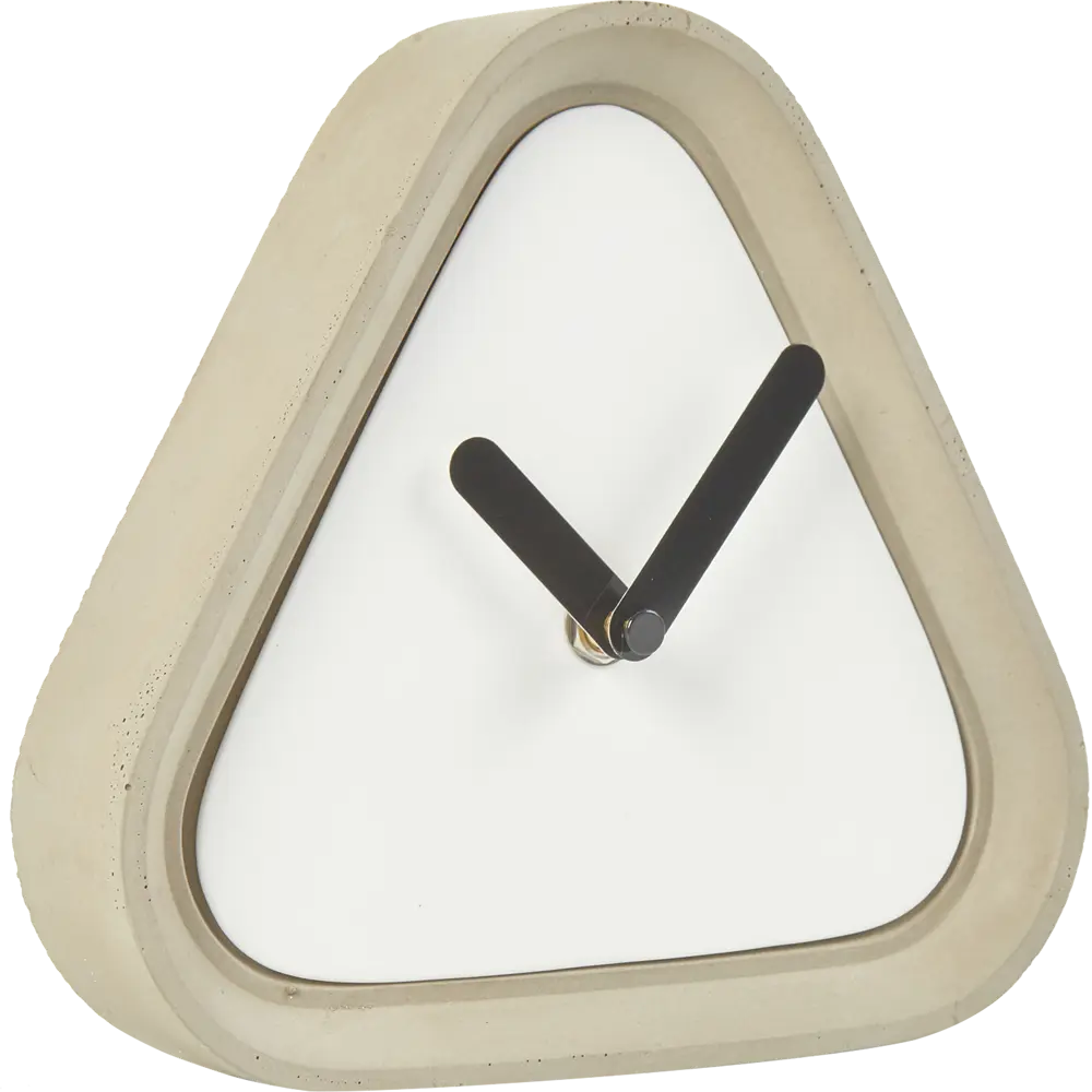 Часы настольные треугольные 18-307, цвет бетон Santreyd STLM-2168553 - Вид №2