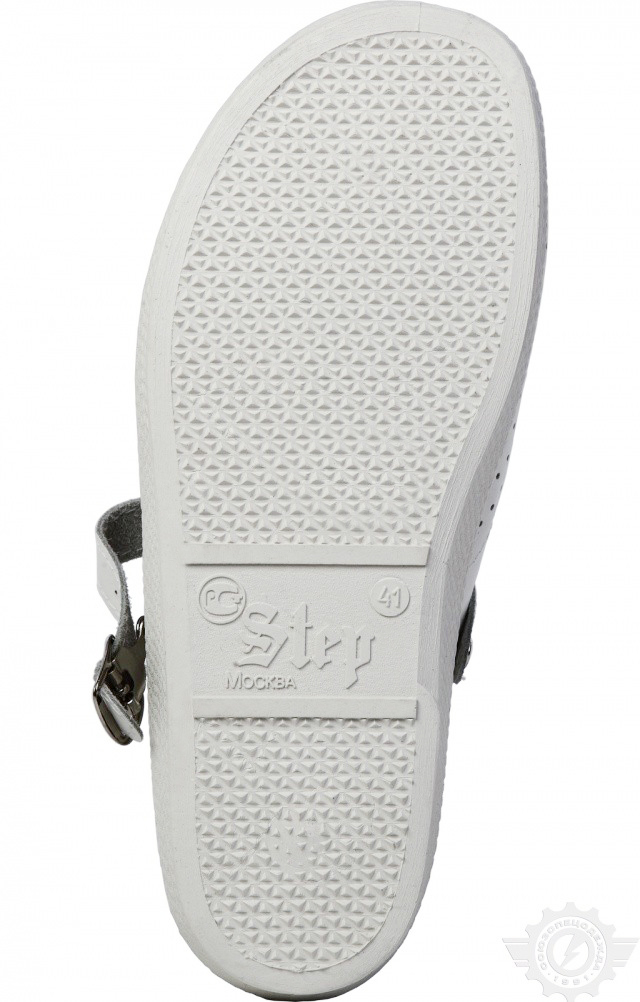 61795 Туфли Сабо мужские белые  Медицинская обувь размер 42 Спецодежда  - Вид №1