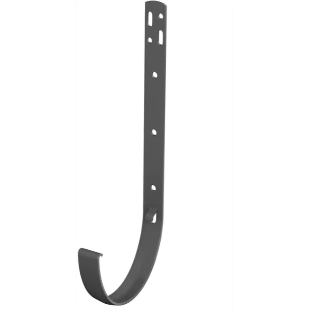 Кронштейн желоба металлический Технониколь Оптима 12.8 мм 120 мм цвет серый STLM-2007930