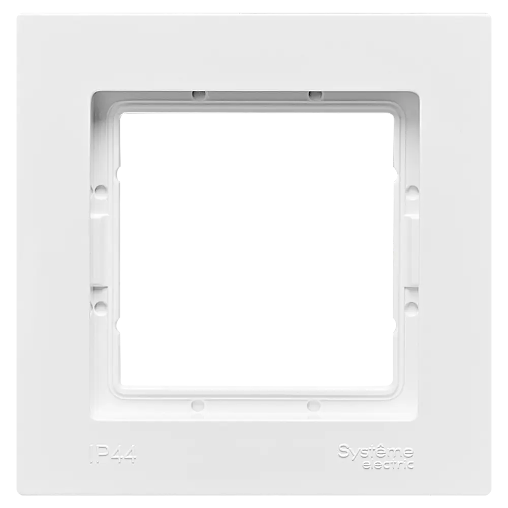 Рамка для розеток и выключателей Schneider Electric Atlas Design ATN000101 1 пост цвет белый SYSTEME ELECTRIC AtlasDesign STLM-2181505