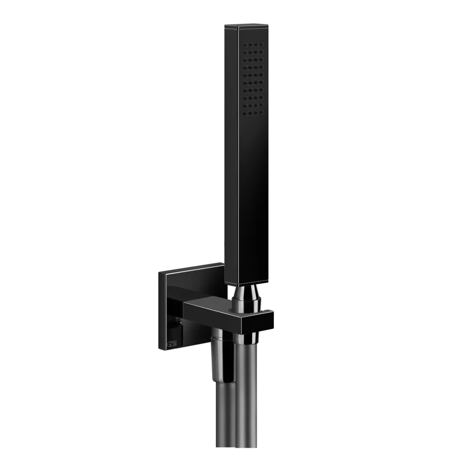 Душевой набор 20123 706 Gessi Rettangolo k ЧЕРНЫЙ МЕТАЛЛ PVD 20123706