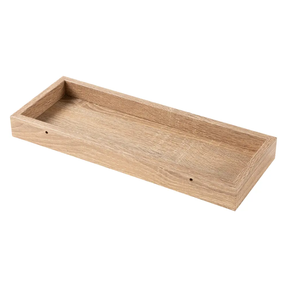 Настенная полка KONSENSA 40x15см со скрытым креплением МДФ цвет дуб STLM-2177011 - Вид №3