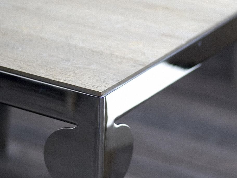 Обеденный стол из стали и дерева Lando LAGUNA ARCH-00055962 - Вид №1