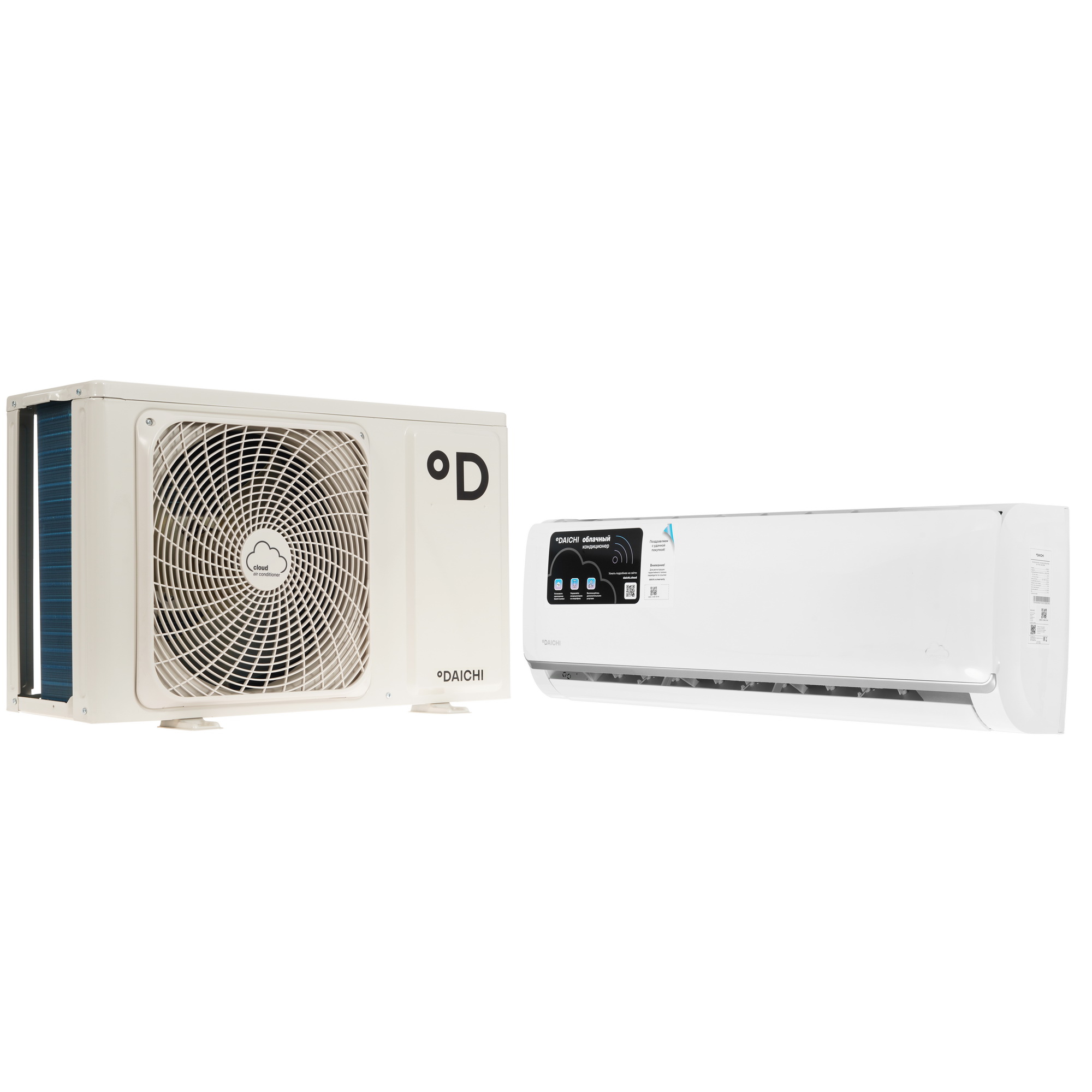 5048671 Кондиционер настенный сплит-система Daichi A35AVQ1/A35FV1 белый STDN-0106389
