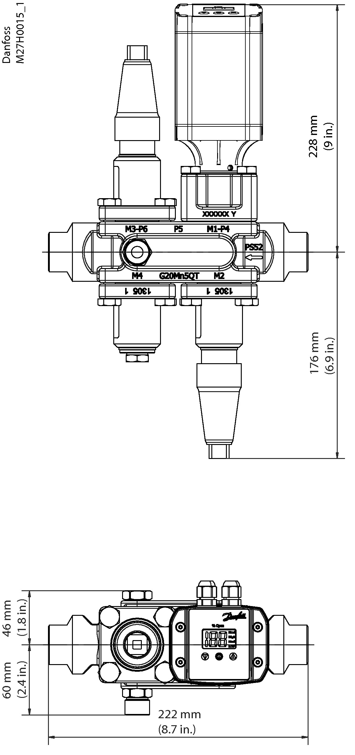 Danfoss ICF 20 — многофункциональные клапанные станции ICF 20-4-10HRB (20 D) Клапан-регулятор у 027L3383  - Вид №2