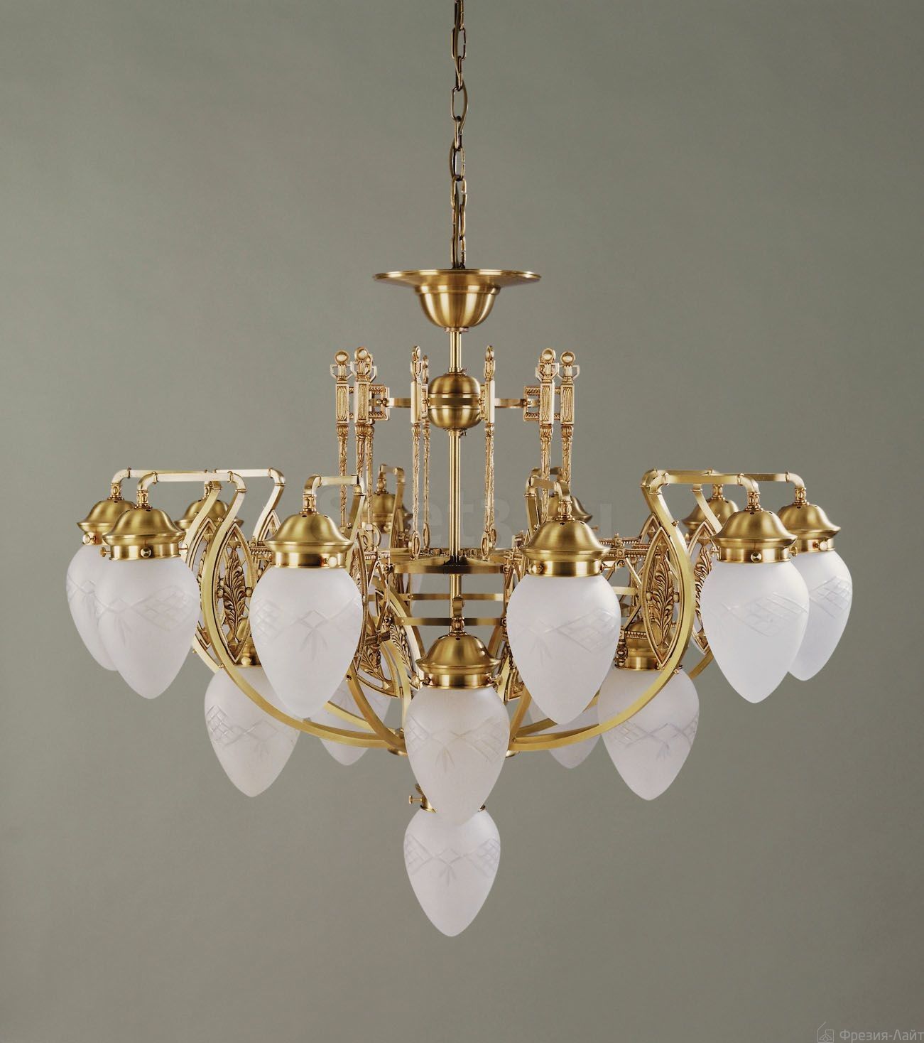 Orion LU 1440/10+5+1bronz BUDAPEST люстра подвесная 52513