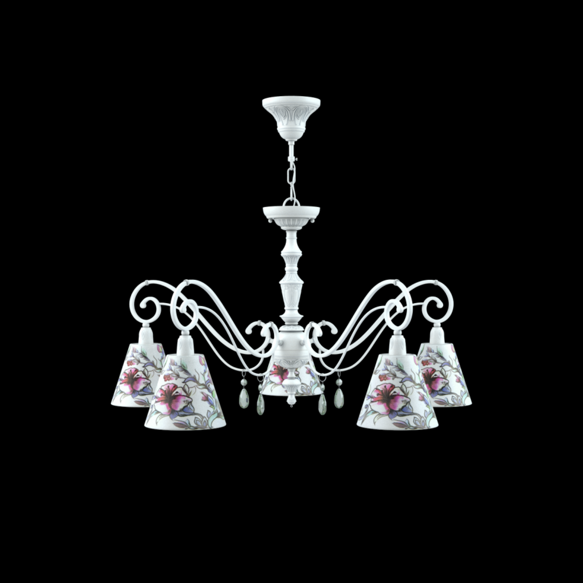 E3-05-WM-LMP-O-13-CRL-E3-05-GR-DN Люстра 19 Maytoni Classic - Вид №1