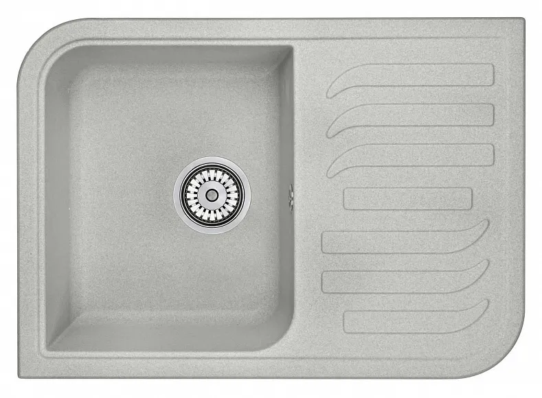 7001, БАЗАЛЬТ, кухонная мойка, кварц GRANULA 7001-ST118 - Вид №1