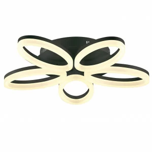 Потолочная светодиодная люстра Horoz черная 019-005-0040 HOROZ ДИЗАЙНЕРСКИЕ 183115 Черный