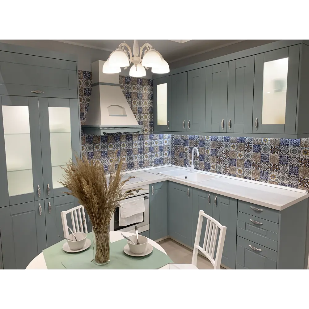 Фасад кухонного шкафа Томари 59.7x76.5см KONSENSA МДФ цвет голубой STLM-2068464 - Вид №8