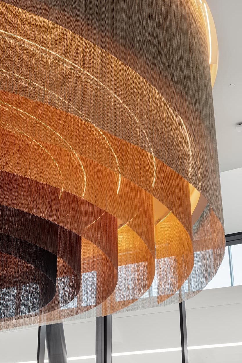 Алюминиевая проволочная палатка Kriskadecor CEILING - DELTA SKY CLUB IN BOSTON LOGAN AIRPORT ARCH-00118894