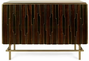 JOSÉ LEITE DE CASTRO Комод из черного дерева с распашными дверцами  10405262