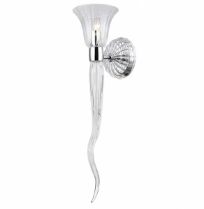 Бра Crystal Lux Linda AP1 Chrome CRYSTAL LUX ФАКЕЛ 078641 Белый;серебро