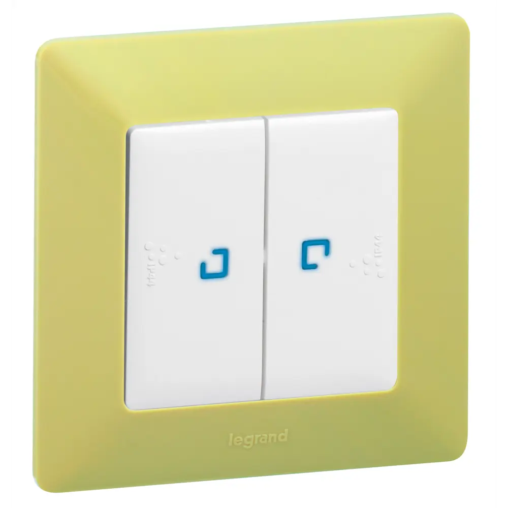 Рамка для розеток и выключателей Legrand VLN-L Лайм 1 пост цвет зеленый Valena Life STLM-2049664 - Вид №5