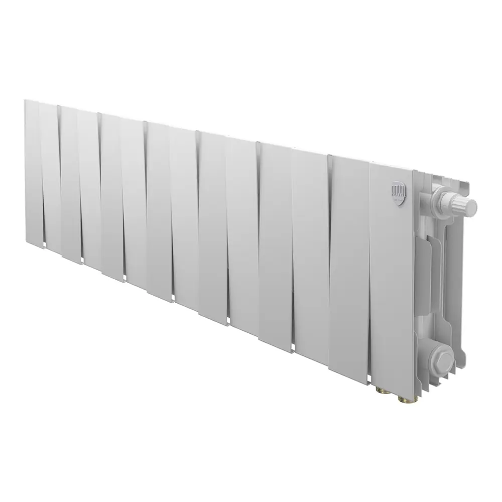 Радиатор секционный Royal Thermo PianoForte VDR80 200/10 14 секций нижнее правое подключение биметалл белый 89409042 STLM-2059941  - Вид №1