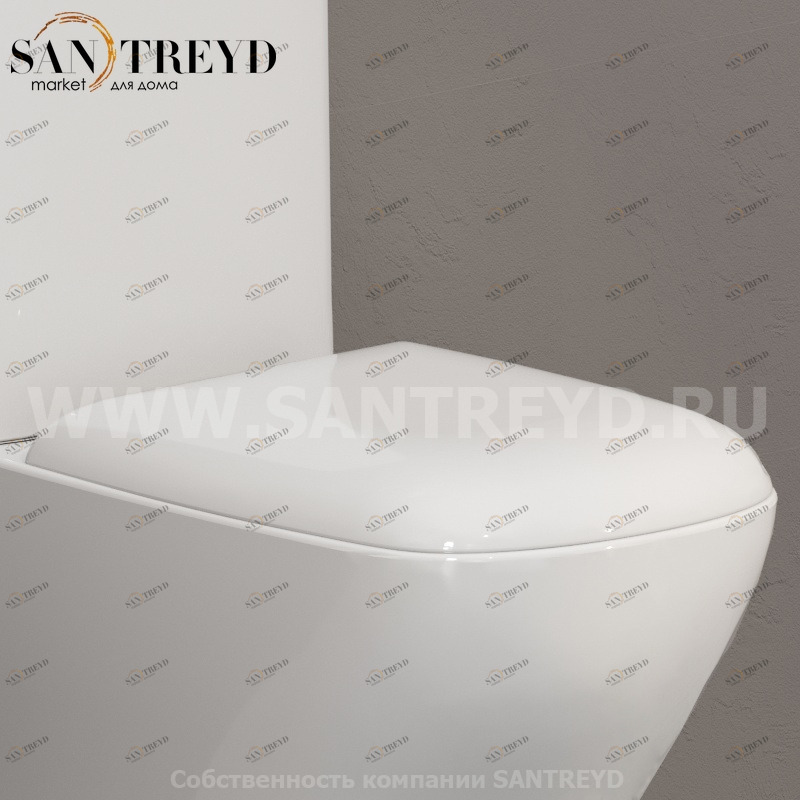 GE020BI Крышка сиденье для унитаза Ceramica Globo GENESIS