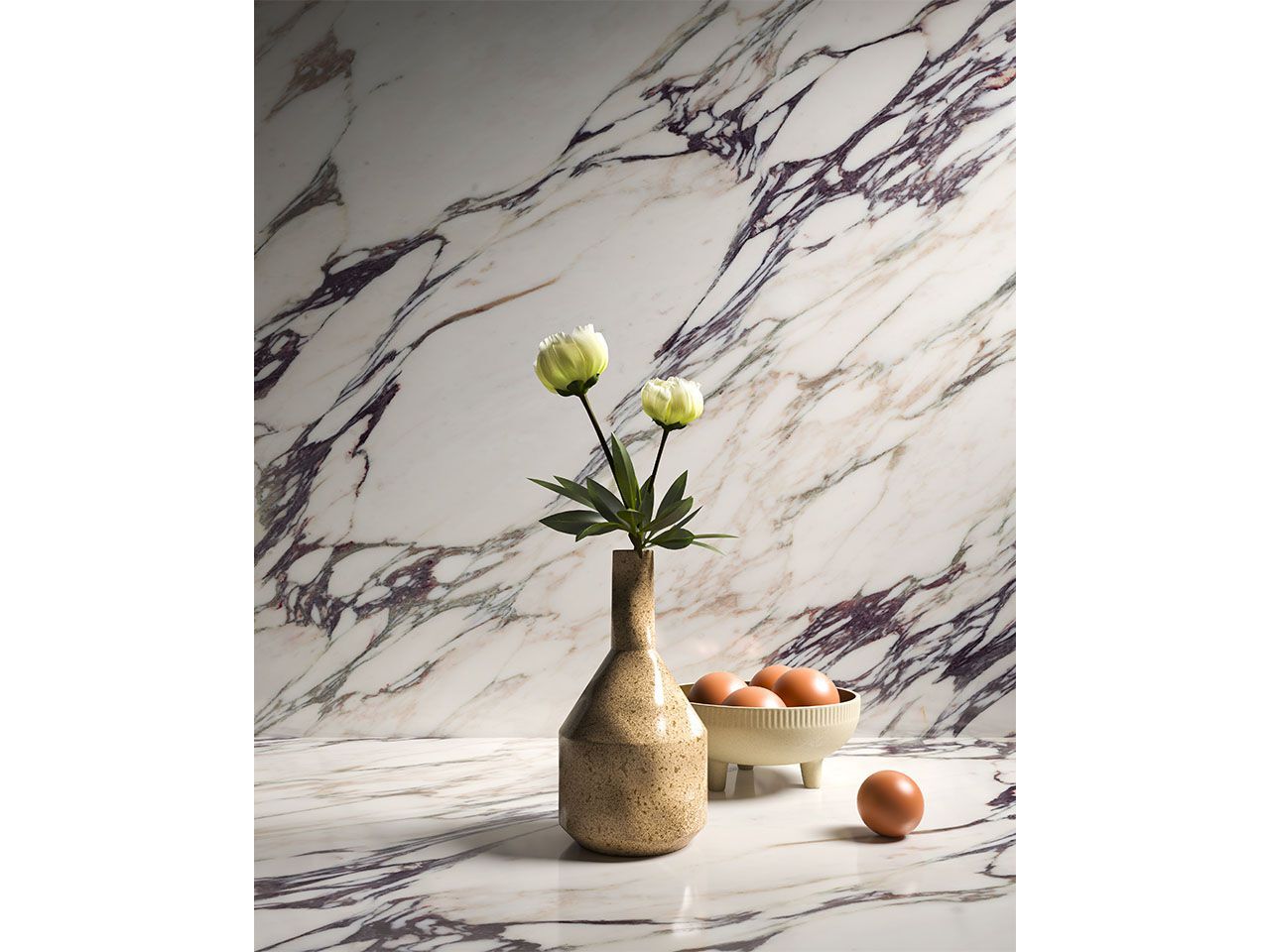 Столешница из керамогранита с мраморным эффектом Kaleseramik плиты ARCH-00112300 - Вид №3