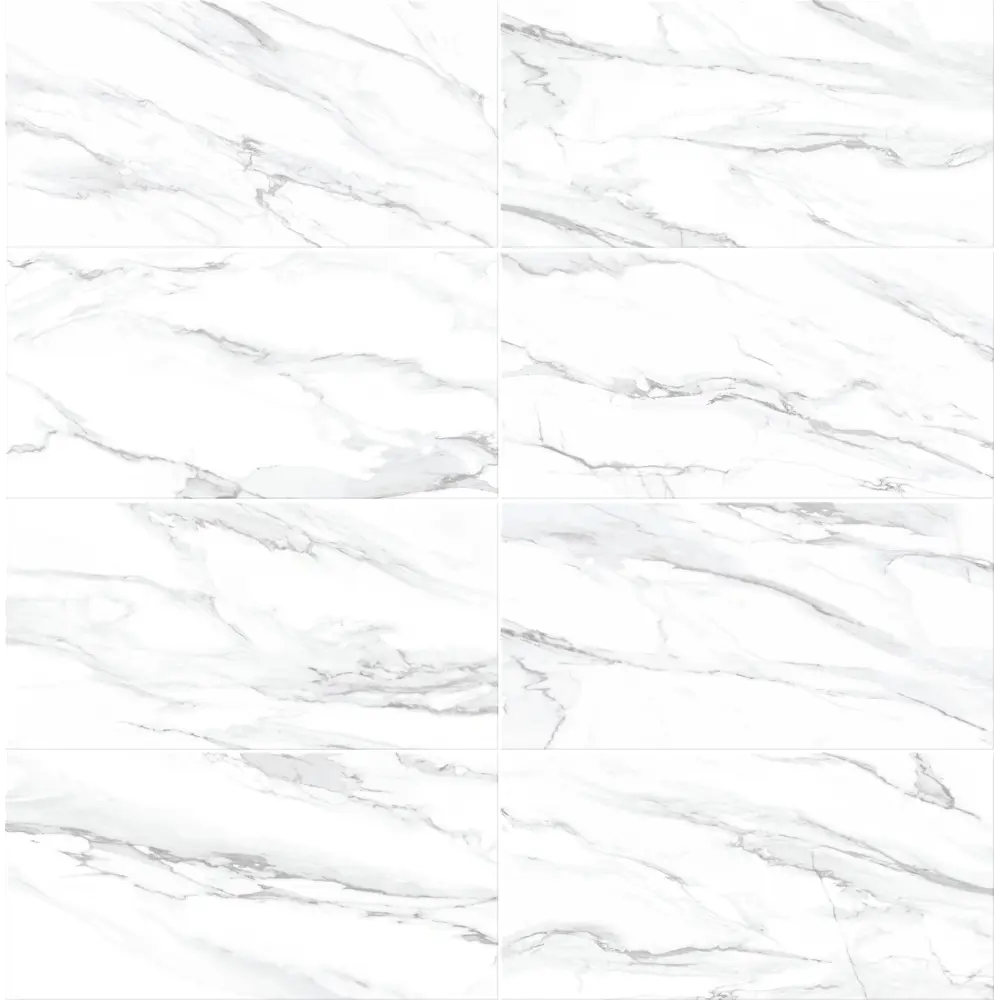 Плитка облицовочная Alma Ceramica Vegas 24.9x50 см 1.245 м² цвет белый STLM-2028966 - Вид №1