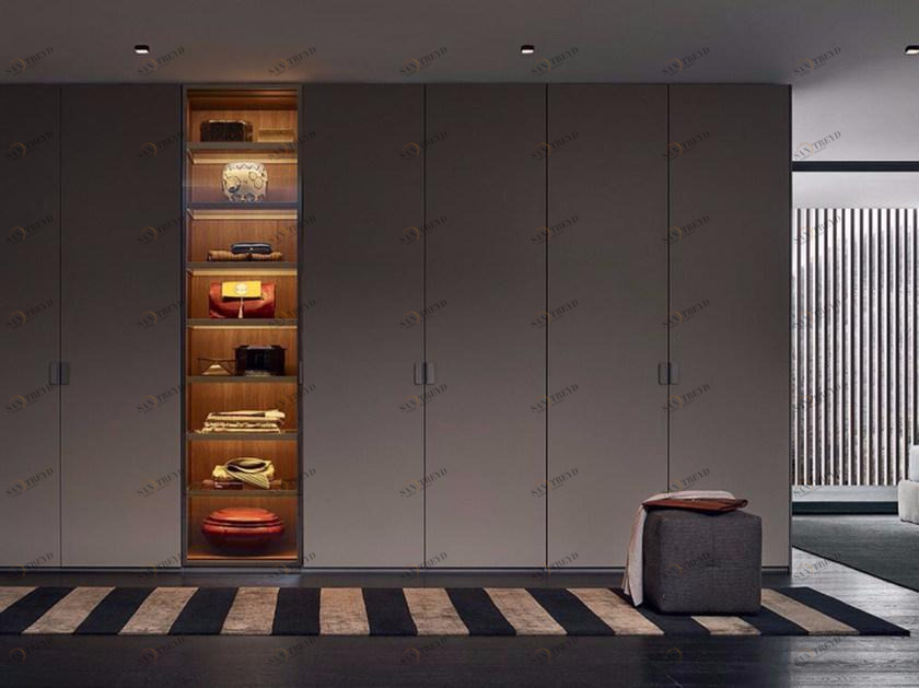 Poliform Модульный шкаф из лакированного стекла sun-id-1356904