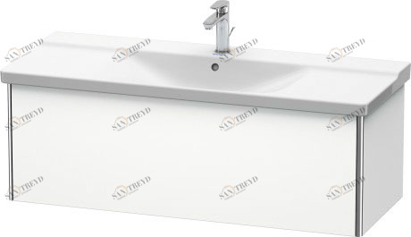 XS408301818 Тумбочка подвесная XSquare #XS4083 1210 x 473 мм Белый матовый, декор Duravit