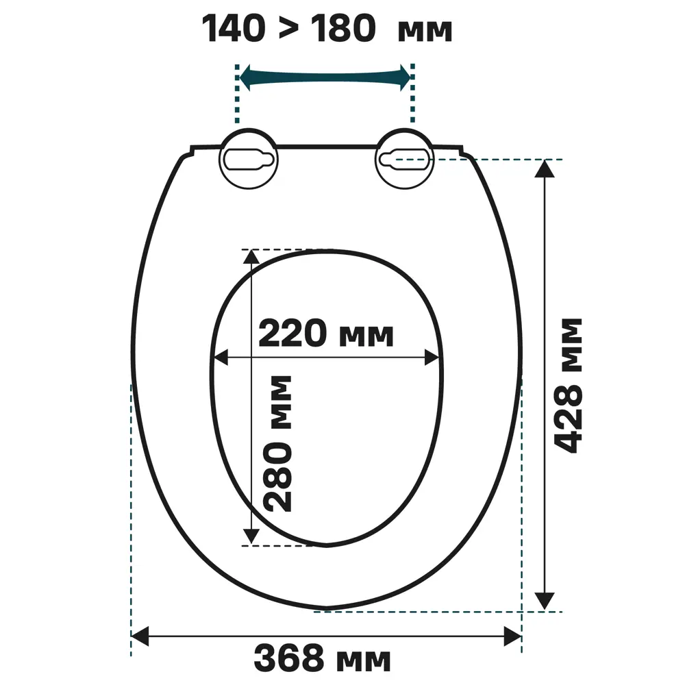 Сиденье для унитаза KONSENSA Силла овал с микролифтом цвет белый STLM-2123723 - Вид №11