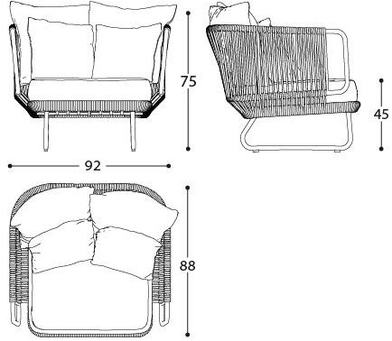 Varaschin Кресло с обивкой из синтетического волокна Babylon 1740 - Вид №10